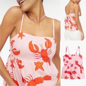 J. Crew lobster sleeveless tank, ladies 14